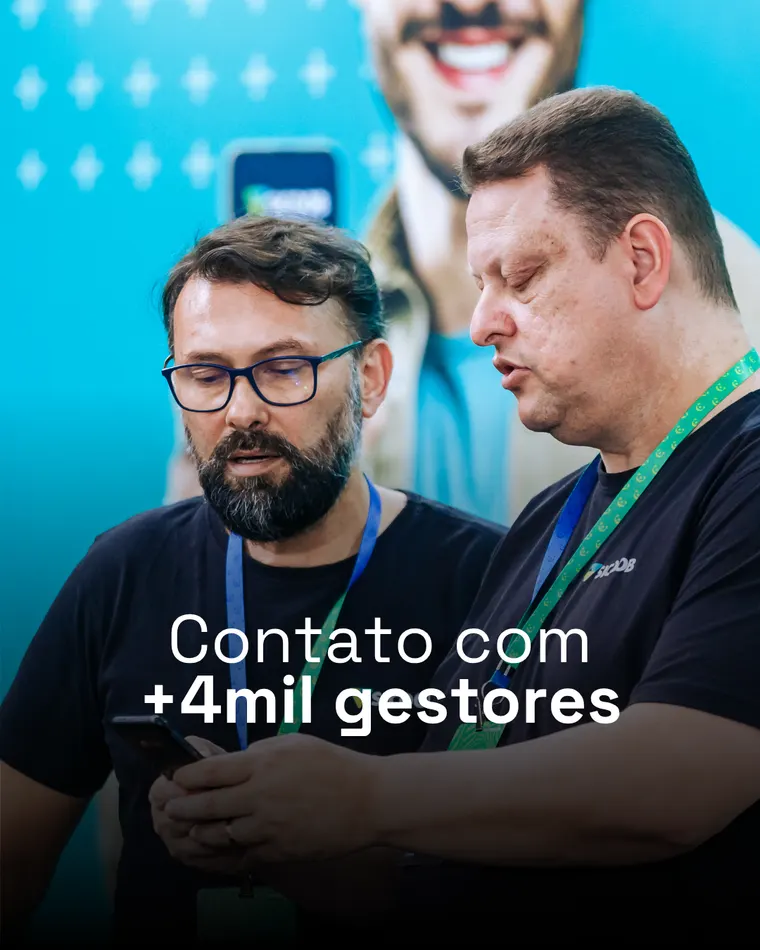 Contato com +4 mil gestores