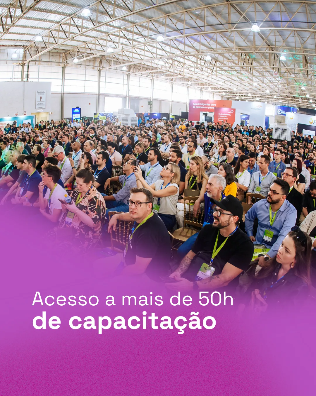 Acesso a mais de 50h de capacitação
