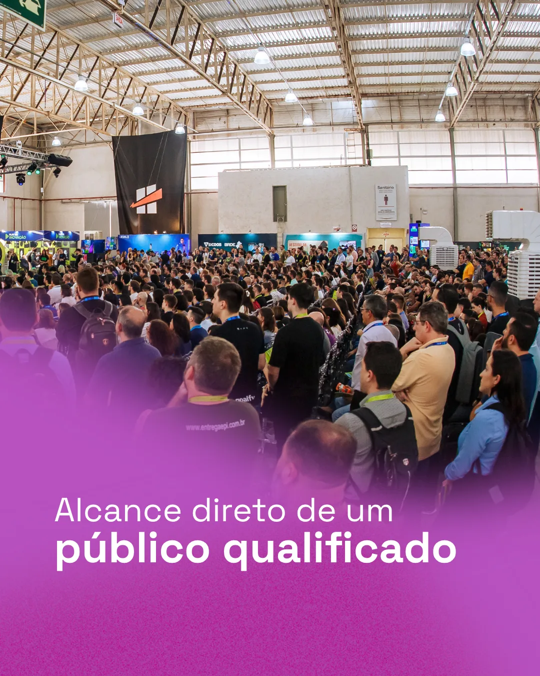 Alcance direto de um público qualificado